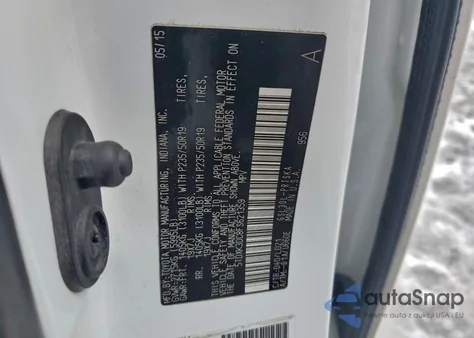 2015 Toyota Sienna Sport из США, поврежденный, VIN 5TDXK3DC8FS621359